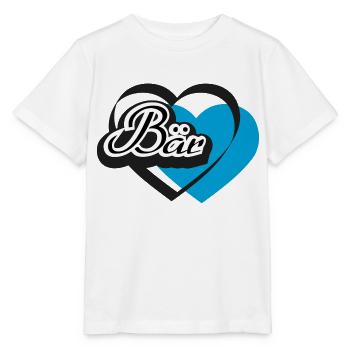 Kosename Bär Herz - Stanley/Stella Kinder T-Shirt MINI CREATOR  - Weiß - Vorne - Maike (125cm)