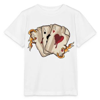 Playing Cards - Stanley/Stella MINI CREATOR Kids’ T-Shirt - white - Front - Maike (125cm)