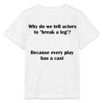 Cast Pun - Stanley/Stella MINI CREATOR Kids’ T-Shirt - white - Front - Maike (125cm)