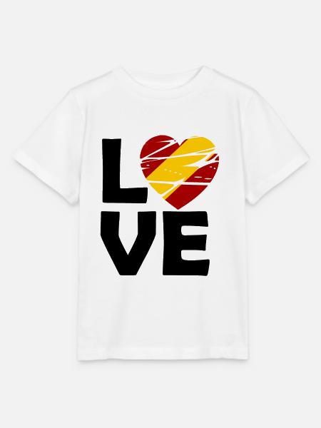 Spanische Liebe - Stanley/Stella Kinder T-Shirt MINI CREATOR - Weiß
