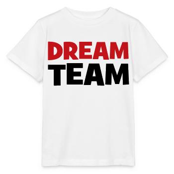 Équipe de rêve - T-shirt bio MINI CREATOR Stanley/Stella Enfant - blanc - Devant - Maike (125cm)