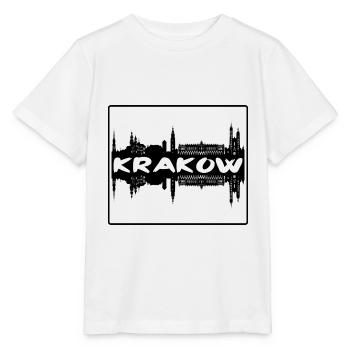 Krakau Polen Skyline Silhouette Reisesouvenir - Stanley/Stella Kinder T-Shirt MINI CREATOR  - Weiß - Vorne - Maike (125cm)