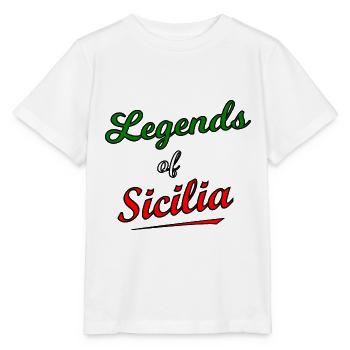 Légendes de Sicile - T-shirt bio MINI CREATOR Stanley/Stella Enfant - blanc - Devant - Maike (125cm)