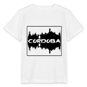 Cordoba Argentine Skyline Silhouette Travel Souven - T-shirt bio MINI CREATOR Stanley/Stella Enfant - blanc - Devant - Maike (125cm)
