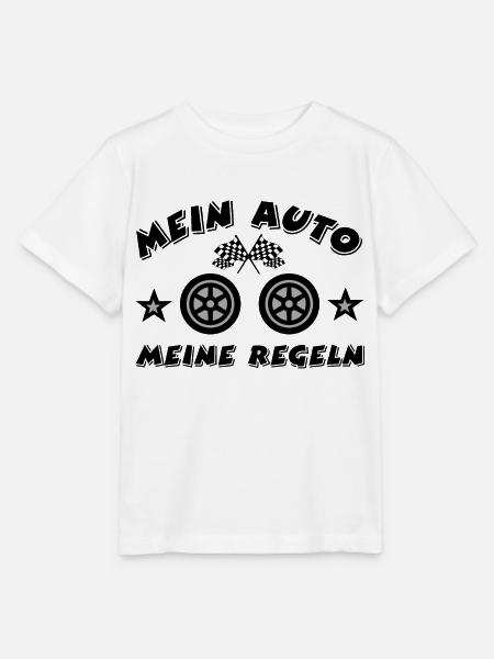 Auto - Stanley/Stella Kinder T-Shirt MINI CREATOR  - Weiß