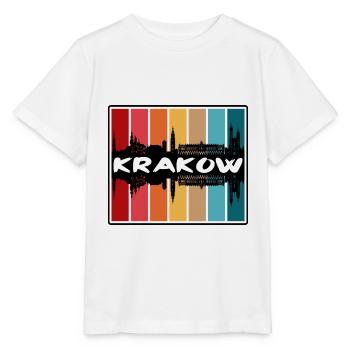 Krakau Polen Skyline Silhouette Reise Souvenir - Stanley/Stella Kinder T-Shirt MINI CREATOR  - Weiß - Vorne - Maike (125cm)