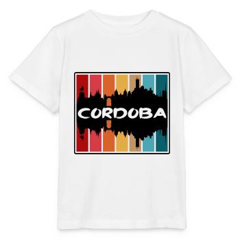 Cordoba Argentine Skyline Silhouette Travel Souven - T-shirt bio MINI CREATOR Stanley/Stella Enfant - blanc - Devant - Maike (125cm)