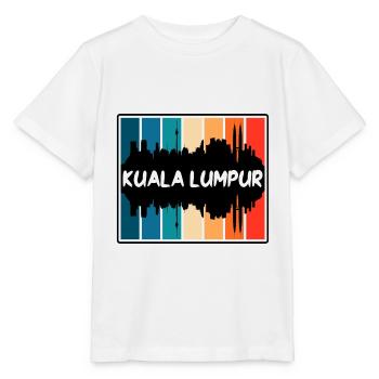Kuala Lumpur Malaysia Skyline Silhouette Reisen So - Stanley/Stella Kinder T-Shirt MINI CREATOR  - Weiß - Vorne - Maike (125cm)