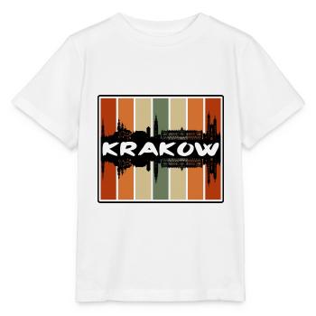 Krakau Polen Skyline Silhouette Reise Souvenir - Stanley/Stella Kinder T-Shirt MINI CREATOR  - Weiß - Vorne - Maike (125cm)