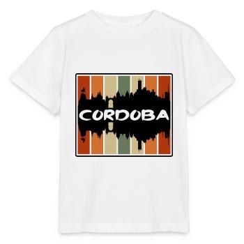 Cordoba Argentine Skyline Silhouette Travel Souven - T-shirt bio MINI CREATOR Stanley/Stella Enfant - blanc - Devant - Maike (125cm)