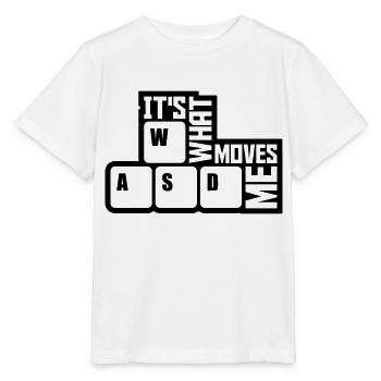 c’est ce qui m’émeut - T-shirt bio MINI CREATOR Stanley/Stella Enfant - blanc - Devant - Maike (125cm)