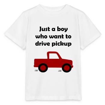 Chauffeur de camionnette - T-shirt bio MINI CREATOR Stanley/Stella Enfant - blanc - Devant - Maike (125cm)