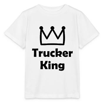 Trucker König - Stanley/Stella Kinder T-Shirt MINI CREATOR  - Weiß - Vorne - Maike (125cm)