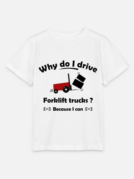 Gabelstapler Fahrer - Stanley/Stella Kinder T-Shirt MINI CREATOR - Weiß