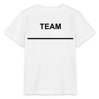 Team with Name Template - Stanley/Stella MINI CREATOR Kids’ T-Shirt - white - Front - Maike (125cm)