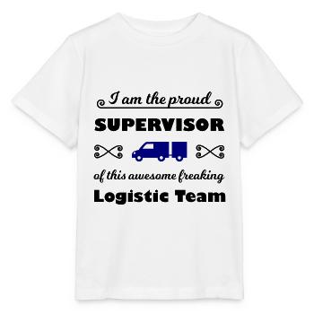 The Logistics Supervisor - Stanley/Stella MINI CREATOR Kids’ T-Shirt - white - Front - Maike (125cm)