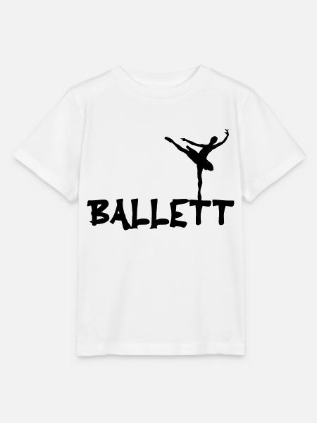 Ballett - Stanley/Stella Kinder T-Shirt MINI CREATOR - Weiß