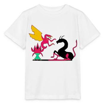 The fight - Stanley/Stella MINI CREATOR Kids’ T-Shirt - white - Front - Maike (125cm)