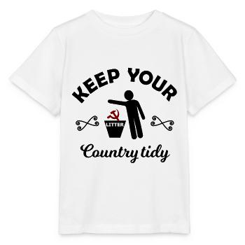 Funny capitalist saying - Stanley/Stella MINI CREATOR Kids’ T-Shirt - white - Front - Maike (125cm)