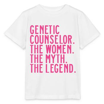 Genetic Counselor Girl Genetische Beraterin Sprüch - Stanley/Stella Kinder T-Shirt MINI CREATOR  - Weiß - Vorne - Maike (125cm)