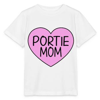 Chien d’eau portugais Portie PWD Maman Mama Maîtresse - T-shirt bio MINI CREATOR Stanley/Stella Enfant - blanc - Devant - Maike (125cm)