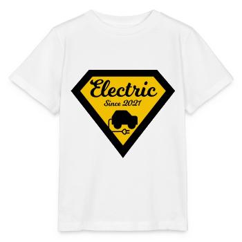 Elektrische Fahrzeuge - Stanley/Stella Kinder T-Shirt MINI CREATOR  - Weiß - Vorne - Maike (125cm)