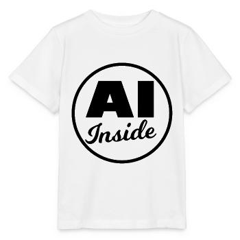 L’intelligence pour tous - T-shirt bio MINI CREATOR Stanley/Stella Enfant - blanc - Devant - Maike (125cm)