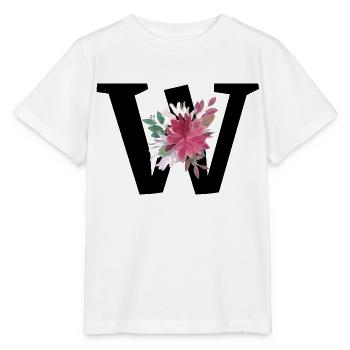 Brief mit Blumen - Stanley/Stella Kinder T-Shirt MINI CREATOR  - Weiß - Vorne - Maike (125cm)
