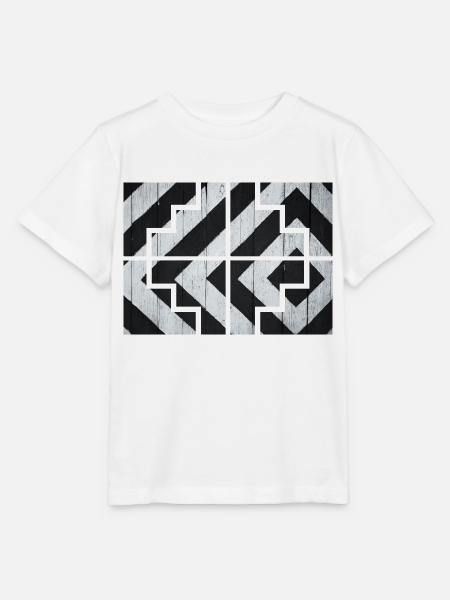 Geometrisch - Stanley/Stella Kinder T-Shirt MINI CREATOR  - Weiß