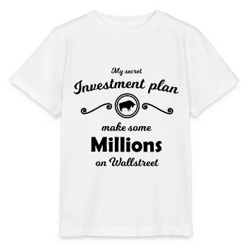 The Stock Market Investor - Stanley/Stella MINI CREATOR Kids’ T-Shirt - white - Front - Maike (125cm)