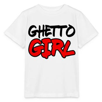 ghetto girl 2 - Stanley/Stella Kinder T-Shirt MINI CREATOR  - Weiß - Vorne - Maike (125cm)