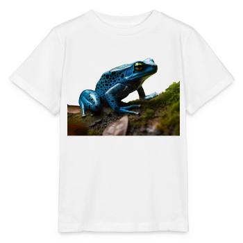 Les grenouilles à fléchettes empoisonnées sont utilisées par les peuples autochtones - T-shirt bio MINI CREATOR Stanley/Stella Enfant - blanc - Devant - Maike (125cm)