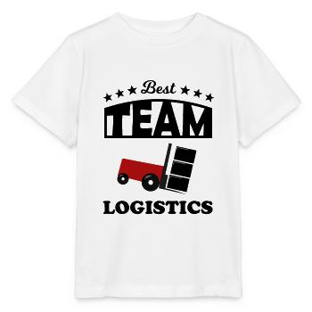 The best transport team - Stanley/Stella MINI CREATOR Kids’ T-Shirt - white - Front - Maike (125cm)