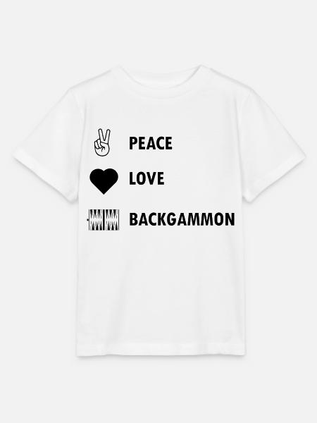 boardgame chess backgammon game night - Stanley/Stella Kinder T-Shirt MINI CREATOR  - Weiß