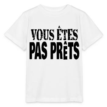 vous êtes pas prêts - T-shirt bio MINI CREATOR Stanley/Stella Enfant - blanc - Devant - Maike (125cm)