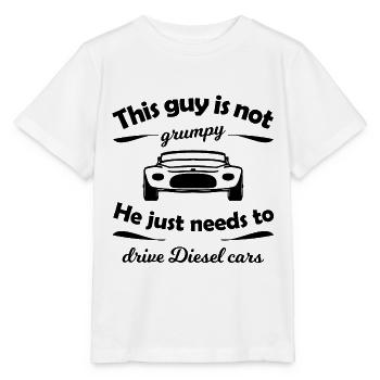 Le conducteur de voiture diesel - T-shirt bio MINI CREATOR Stanley/Stella Enfant - blanc - Devant - Maike (125cm)