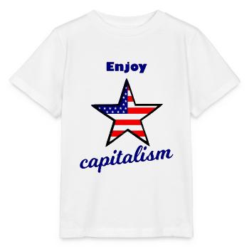 Wall Street Capitalist - Stanley/Stella MINI CREATOR Kids’ T-Shirt - white - Front - Maike (125cm)