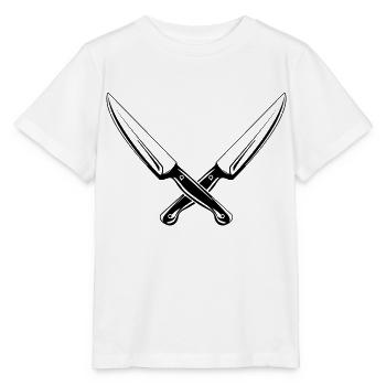Knife 2 - Stanley/Stella MINI CREATOR Kids’ T-Shirt - white - Front - Maike (125cm)