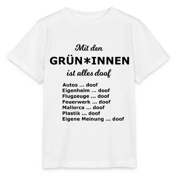 Die nächsten Wahlen kommen - Stanley/Stella Kinder T-Shirt MINI CREATOR  - Weiß - Vorne - Maike (125cm)