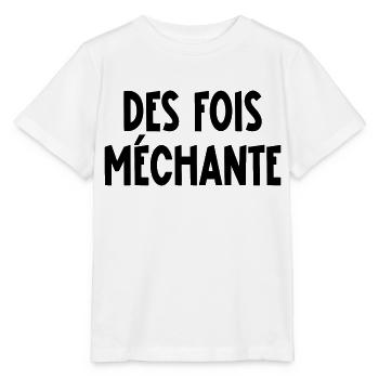 des fois méchante - T-shirt bio MINI CREATOR Stanley/Stella Enfant - blanc - Devant - Maike (125cm)