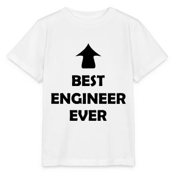 Le meilleur ingénieur - T-shirt bio MINI CREATOR Stanley/Stella Enfant - blanc - Devant - Maike (125cm)