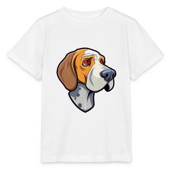 Cao De Castro Laboreiro Race De Chien Cartoon Kawaii I - T-shirt bio MINI CREATOR Stanley/Stella Enfant - blanc - Devant - Maike (125cm)