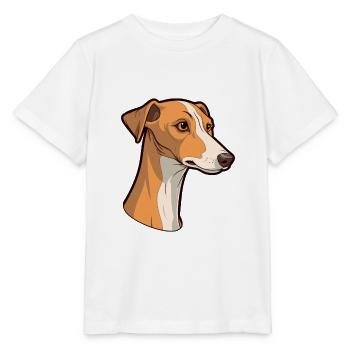 Old Croatian Sighthound Dog Breed Cartoon Kawaii I - Stanley/Stella MINI CREATOR Kids’ T-Shirt - white - Front - Maike (125cm)