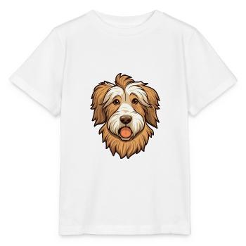 Katalanischer Schäferhund Hunderasse Cartoon Kawaii Illustra - Stanley/Stella Kinder T-Shirt MINI CREATOR  - Weiß - Vorne - Maike (125cm)