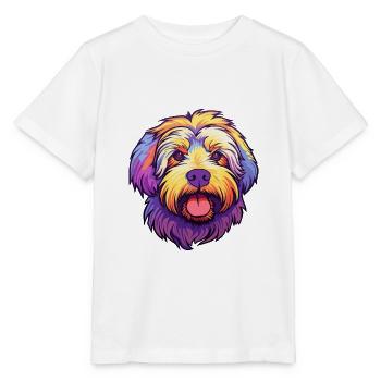 Katalanischer Schäferhund Hunderasse Cartoon Kawaii Illustra - Stanley/Stella Kinder T-Shirt MINI CREATOR  - Weiß - Vorne - Maike (125cm)