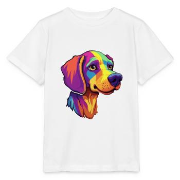 Alano Español Hunderasse Cartoon Kawaii Illustratio - Stanley/Stella Kinder T-Shirt MINI CREATOR  - Weiß - Vorne - Maike (125cm)