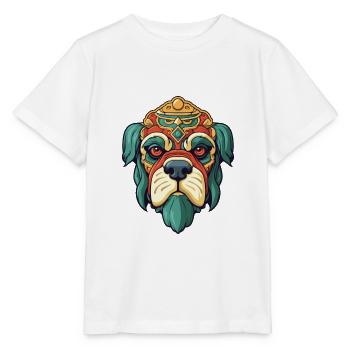 Chinese Imperial Dog Breed Cartoon Kawaii Illustra - Stanley/Stella MINI CREATOR Kids’ T-Shirt - white - Front - Maike (125cm)