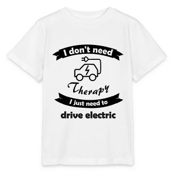 Driving electric cars - Stanley/Stella MINI CREATOR Kids’ T-Shirt - white - Front - Maike (125cm)