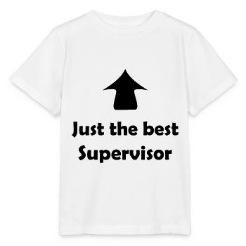 The supervisor in the team - Stanley/Stella MINI CREATOR Kids’ T-Shirt - white - Front - Maike (125cm)