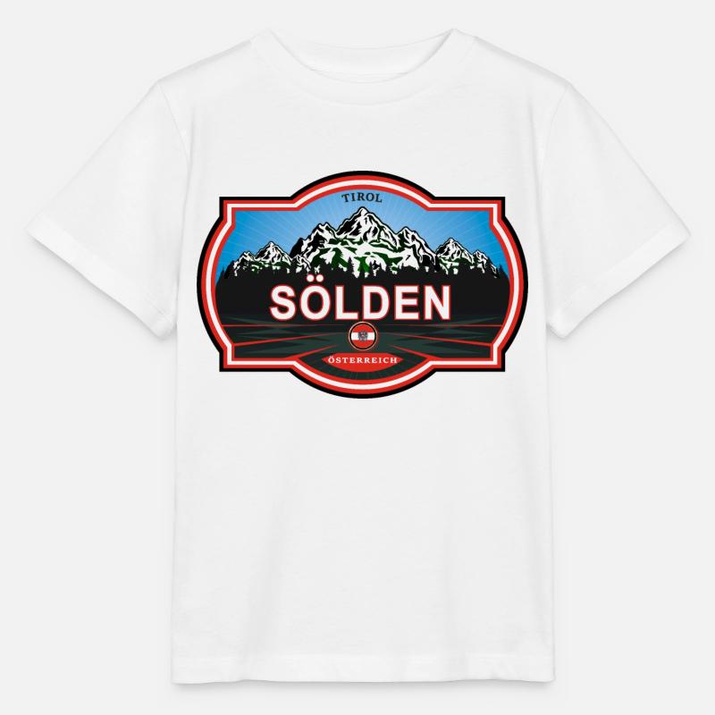 Sölden Österreich - Stanley/Stella MINI CREATOR Kids’ T-Shirt - white